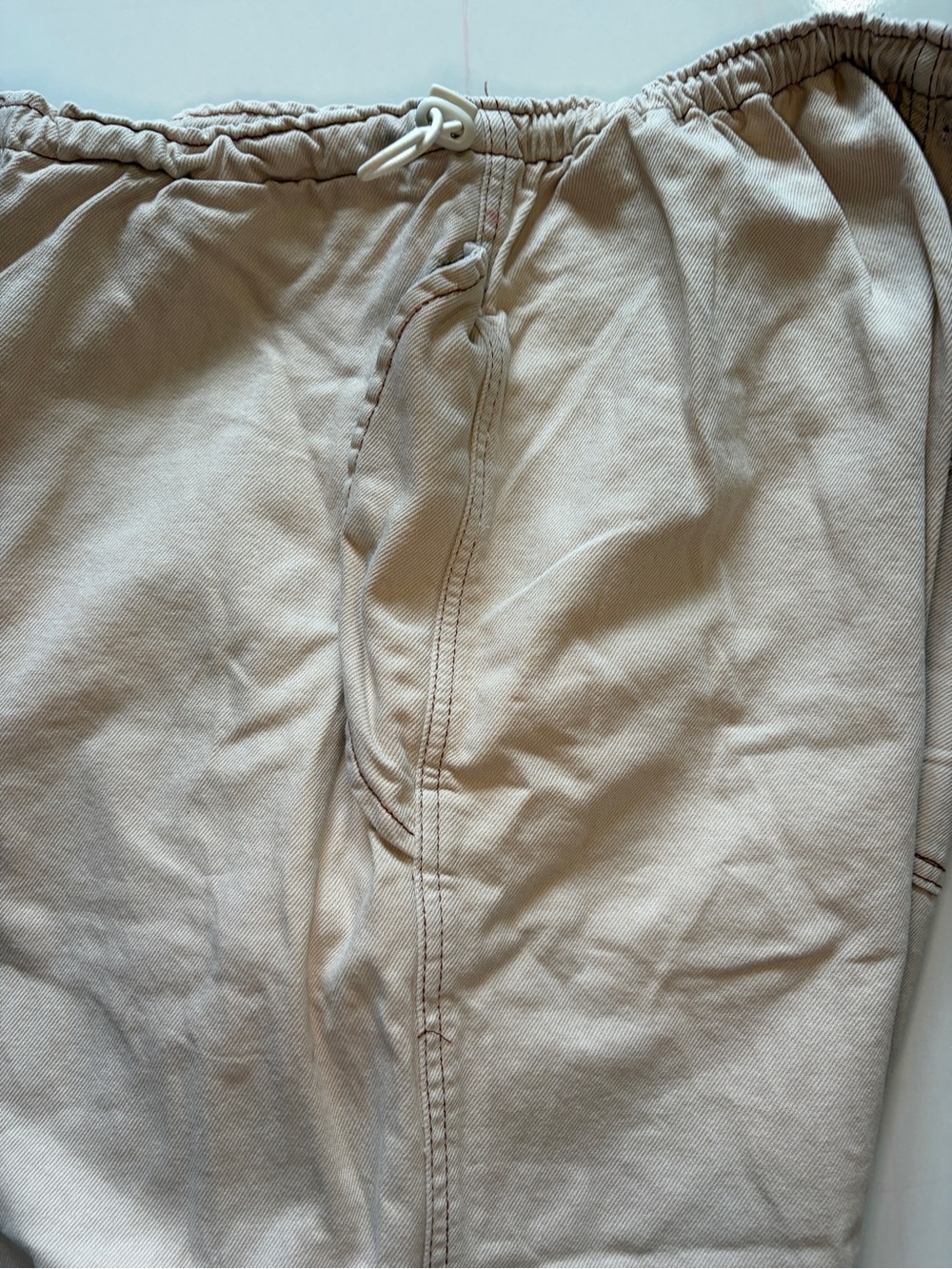 Urban outfitters BDG baggy cargo khaki pants women’s large y2k high rise - Picture 5 of 8